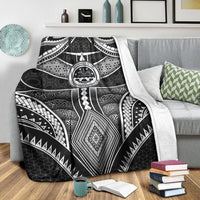 Polynesian FSM Premium Blanket - Poly Pattern With COA Federated States of Micronesia - Polynesian Pride