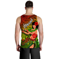 Hawaii Hula Girl Reggae Men Tank Top - LT2 - Polynesian Pride