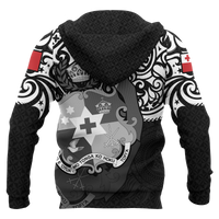 Tonga Polynesian Hoodie Tongan Pride (White) - Polynesian Pride