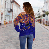 (Custom Personalised) Papua New Guinea New Ireland Pride Women Off Shoulder Sweater - LT12 - Polynesian Pride