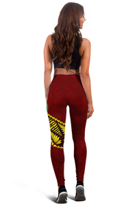 Tonga Vava'u High School Tongan Patterns Legging - LT12 - Polynesian Pride