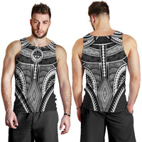 Polynesian FSM Men's Tank Top - Poly Pattern With COA Federated States of Micronesia - Polynesian Pride