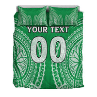 (Custom Personalised) Cook Islands Mitiaro Bedding Set - Tribal Pattern - LT12 - Polynesian Pride