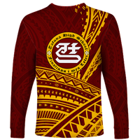 (Custom Personalised) Tafuna High School American Samoa Pride Long Sleeve Shirt - LT12 - Polynesian Pride