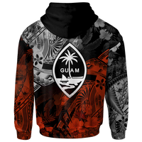 Guam Polynesian Custom Zip up Hoodie Vintage Polynesian - Polynesian Pride