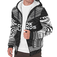 Cook Islands Sherpa Hoodie - Polynesian Chief Black Version - Polynesian Pride