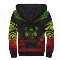 Fiji Sherpa Hoodie - Polynesian Chief Reggae Version - Polynesian Pride