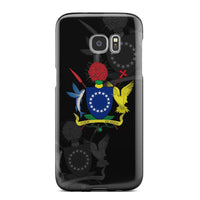 Cook Islands Phone Case - Coat Of Arms Samsung Galaxy S7 Edge Black One Style - Polynesian Pride