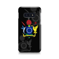 Cook Islands Phone Case - Coat Of Arms Samsung Galaxy S10e Black One Style - Polynesian Pride
