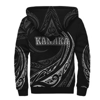 Kanaka Sherpa Hoodie - Frida Style - White - Polynesian Pride
