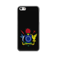 Cook Islands Phone Case - Coat of Arm Map iPhone 5 One Size Black - Polynesian Pride