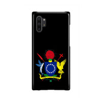 Cook Islands Phone Case - Coat of Arm Map Samsung Galaxy Note 10 Plus One Size Black - Polynesian Pride