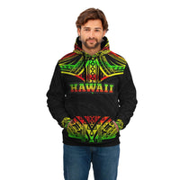 Polynesian Hawaii All Over Hoodie Reggae Turtle - Polynesian Pride