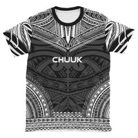 Chuuk T Shirt Chuuk Polynesian Chief Black Version - Polynesian Pride