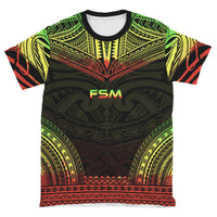 Federated States of Micronesia T Shirt F S M Polynesian Chief Reggae Version - Polynesian Pride