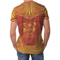 Fiji T Shirt Fijian Polynesian Chief Yellow Red Version - Polynesian Pride