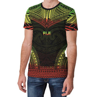 Fiji T Shirt Fijian Polynesian Chief Reggae Version - Polynesian Pride