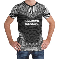 Gambier Islands T Shirt National Polynesian Chief Black Version Unisex Black - Polynesian Pride