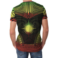Marshall Islands Unisex T Shirt Marshall Islands Polynesian Chief Reggae Version - Polynesian Pride