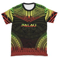 Palau Unisex T Shirt Palau Polynesian Chief Reggae Version - Polynesian Pride