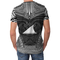 Tokelau T Shirt Tokelauan Polynesian Chief Black Version - Polynesian Pride