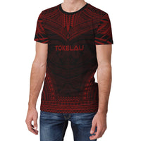 Tokelau T Shirt Tokelauan Polynesian Chief Red Version - Polynesian Pride