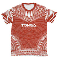 Tonga T Shirt Tonga Polynesian Chief Red Version - Polynesian Pride