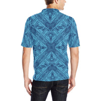 Polynesian Polo Shirt Blue - Polynesian Pride
