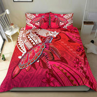 Hawaiian Islands Bedding Set Turtle Mix Hawaii Polynesian Red LT13 - Polynesian Pride