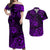 Hawaii Shaka Polynesian Matching Dress and Hawaiian Shirt Matching Couples Outfit Unique Style Purple LT8 Purple - Polynesian Pride