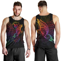 Niue Men Tank Top - Butterfly Polynesian Style - Polynesian Pride