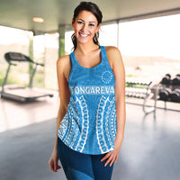 (Custom Personalised) Cook Islands Tongareva Women Tank Top - Tribal Pattern - LT12 - Polynesian Pride