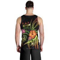 Fiji Polynesian Personalised Men's Tank Top - Legend of Fiji (Reggae) - Polynesian Pride