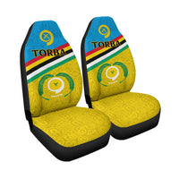 Vanuatu Torba Province Car Seat Covers - Flag Style - LT12 - Polynesian Pride