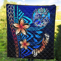 Tonga Custom Personalised Premium Quilt - Vintage Tribal Mountain - Polynesian Pride