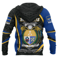 Nauru Polynesian Zip up Hoodie Nauru Spirit (Original) - Polynesian Pride