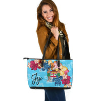Fiji Leather Tote - Tropical Style - Polynesian Pride