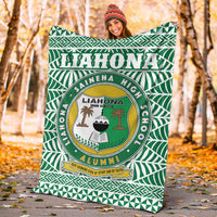 Liahona High School Premium Blanket Tonga Pattern LT4 - Polynesian Pride
