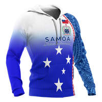Samoa Hoodie Ocean Waves - Polynesian Pride