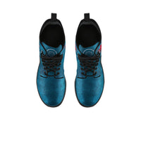 Scotland Celtic Leather Boots - Celtic Compass With Scottish Lion - Polynesian Pride