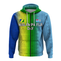 Vanuatu Malampa Fiji Day Zip up Hoodie Flag Version LT12 - Polynesian Pride
