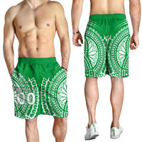 (Custom Personalised) Cook Islands Mitiaro Men Short - Tribal Pattern - LT12 - Polynesian Pride