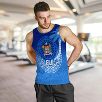 Fiji Tapa Tribal Coconut Tree Men Tank Top - LT12 - Polynesian Pride