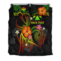 Wallis and Futuna Polynesian Personalised Bedding Set - Legend of Wallis and Futuna (Reggae) - Polynesian Pride