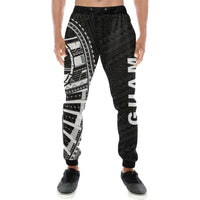 Guam Rising 1st Sweatpants (White) A6 Unisex Black - Polynesian Pride