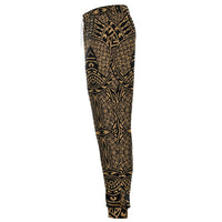 Polynesian Lauhala Mix Gold Joggers - Polynesian Pride