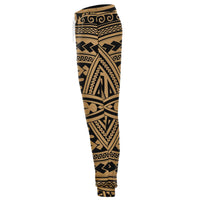 Polynesian Seamless Gold Joggers - Polynesian Pride
