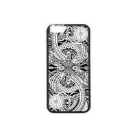 Polynesian 23 Rubber Phone Case One Size iPhone 6/6s Black - White - Polynesian Pride