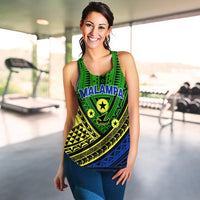 (Custom Personalised) Vanuatu Malampa Province Tribal Pattern Women Tank Top - LT12 - Polynesian Pride