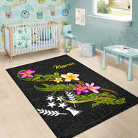 Kosrae Polynesian Area Rug - Plumeria Tribal - Polynesian Pride